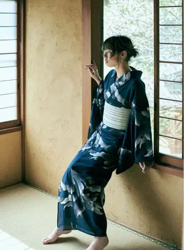 혼다야 겐베이 금붕어 네이비 블랙 옻칠 바치 옷깃 KAPUKI