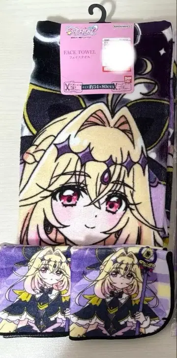 명탐정 프리큐어 큐어 아르카나 쉐도우 페이스 타월 손수건 미니 타월