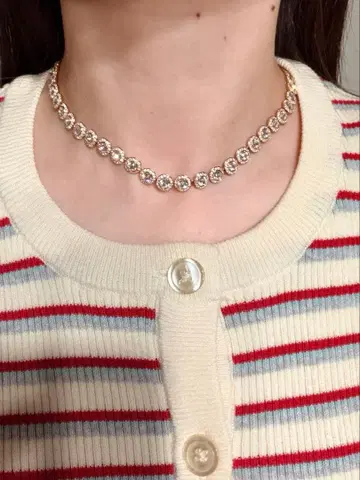 SWAROVSKI 스와로브스키 Una Angelic 목걸이 결혼식