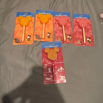 디즈니 미키마우스 볼펜 아이스크림 모양 세트 (낱개 판매 가능)