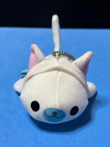 산엑스 마메고마 옷갈아입히기 마스코트 봉제 인형 키체인 냥코