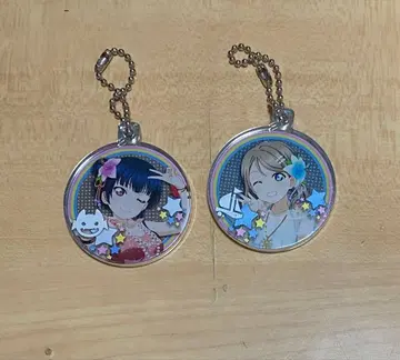 러브 라이브 선샤인 Aqours 와타나베 요, 츠시마 요시코 키링 2점