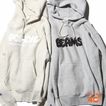 Champion x POPEYS x BEAMS 40주년 콜라보 후드티
