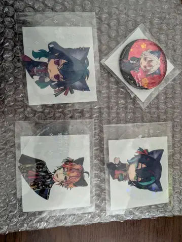 악마고양이 키라키라 클리어 카드 외 (베렌, 테디, 바스틴, 아몬)