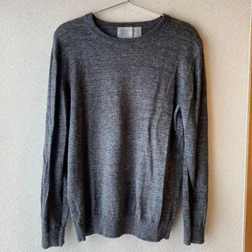 나노 유니버스 다크 그레이 린넨 니트 L