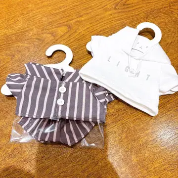 EXO 백현 트레기 봉제 인형 의류 후드티 파자마 20cm