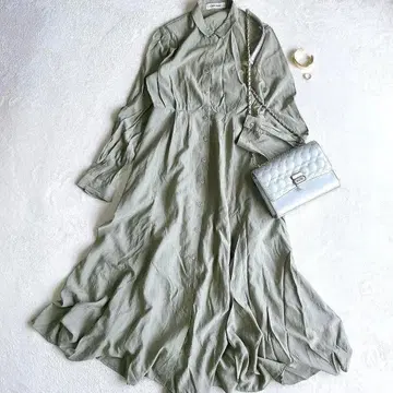 COCODEAL 코코딜 플레어 셔츠 원피스 스트라이프 A라인 1