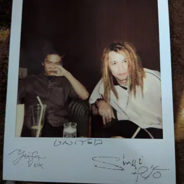 UNITED 오타니와 유아사 사인 포함 폴라로이드 사진