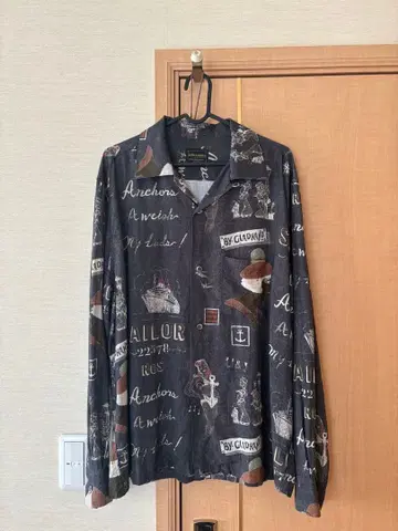 GLADHAND 글래드핸드 긴팔 셔츠 레이온 셔츠 린넨 셔츠