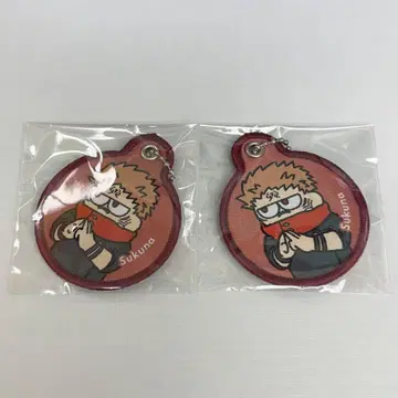 주술회전 지로리 트레이딩 와펜 키링 스쿠나 세트