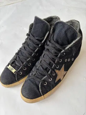 [ 레어 ] GOLDEN GOOSE FRANCY 블랙 데님 28cm