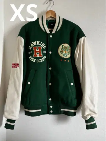 [ XS ] 기묘한 이야기 H&M 바시티 자켓