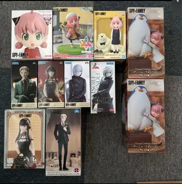 SPY x FAMILY 피규어 묶음 판매 아냐 요르 로이드 새상품 11체