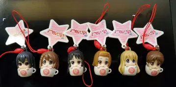 케이온 카페 스트랩 6체 세트