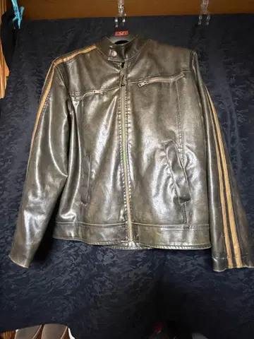 ARIZONA 가죽 자켓 XL 올리브 그린