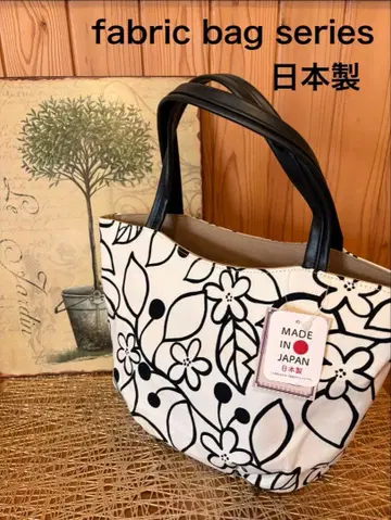 패브릭 백 시리즈 일본제 핸드백 꽃무늬 북유럽