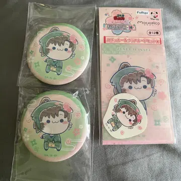 닌타마 란타로 벚꽃모찌피코 젠포지 잇사쿠 캔뱃지 스티커