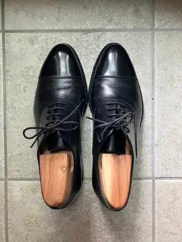 [하자품] 잘란 스리와야 스트레이트 팁 11120 블랙 UK7.0