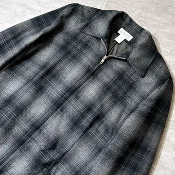 90s 미국산 랜드스엔드 옴브레 체크 크롭 스포츠 자켓