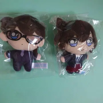 봉제 인형 유미란(모리 란), 남도일(쿠도 신이치) 세트