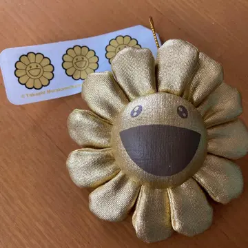 무라카미 다카시 카이카이키키 키링 골드 브로치