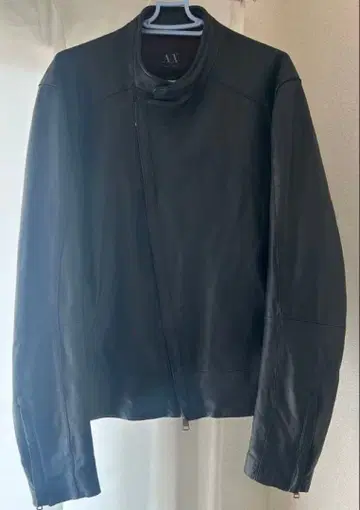 아르마니 익스체인지 가죽 라이더 자켓