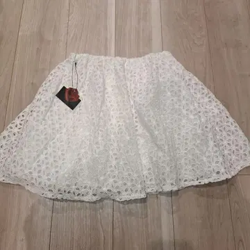 DaTuRa 다투라 코튼 플라워 스커트 화이트 화이트 새상품