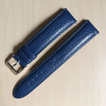 네이비 가죽 시계 벨트 18mm [ 새상품급 ]