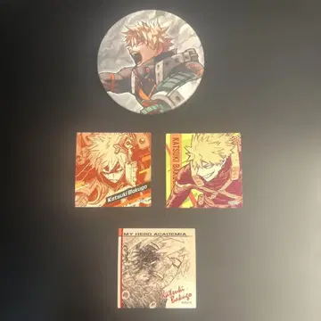 히로아카 원화전 컬렉션 캔뱃지 스퀘어 스티커 컬렉션 바쿠고 카츠키