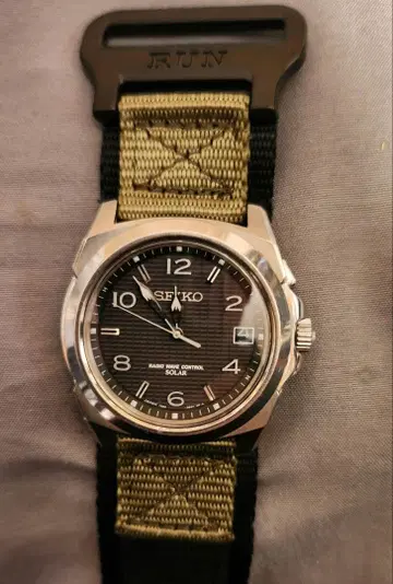 SEIKO 전파 솔라 손목시계 TITANE/티타늄