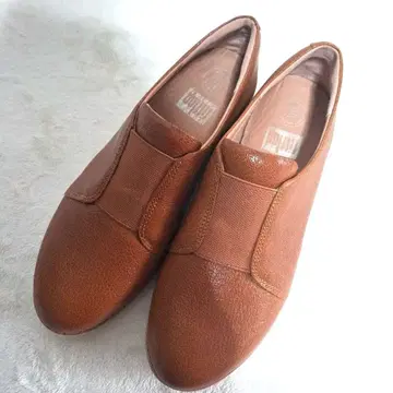 fitfIop 브라운 가죽 슬립온 신발 25cm