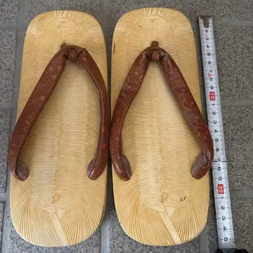 대나무 무늬 소가죽 밑창 셋타