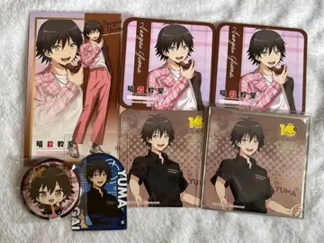 이소가이 유마 콜라보 카페 코스터 캔뱃지