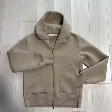 나노 유니버스 베이지 풀 집업 후드티