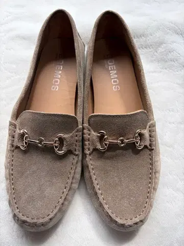 [ 새상품급 ] BOEMOS 남성용 스웨이드 비트 로퍼 40 이탈리아제