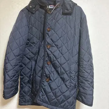 ORIHICA 네이비 퀼팅 자켓