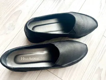 HILLS AVENUE 모카신 블랙 통굽