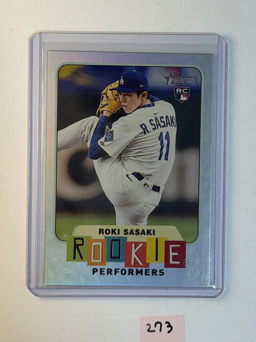 사사키 로키 RC Topps MLB 야구카드