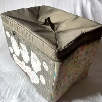 오판츄 우사기 수납 박스 뚜껑 포함 38 x 25cm