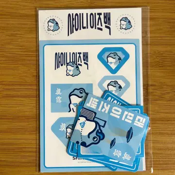 SHINee 태민 JINRO 콜라보 마그넷 스티커 세트