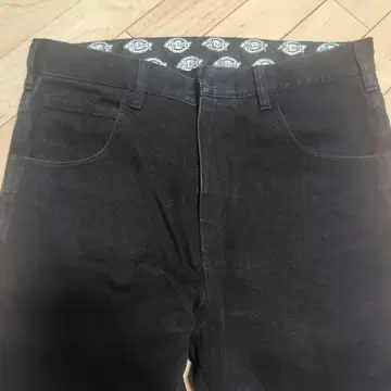 Dickies 블랙 워크 팬츠