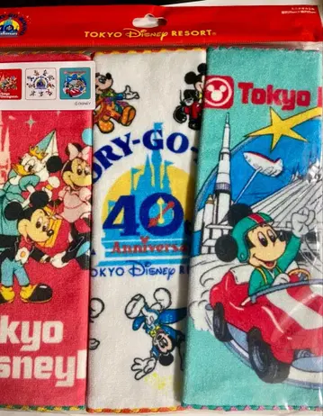 디즈니 40주년 미니 타월 세트 1-17