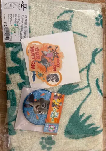 주토피아2 타월 스티커 거울