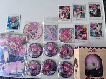 [즉시 구매 가능] 앙스타 히메미야 토리 굿즈 세트 캔뱃지 봉제 인형