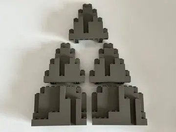 LEGO 락 패널 바위 부품 그레이 6082 2개/6083 3개