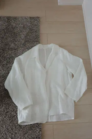 blurhms Heavy Linen Work Cardigan Jacket