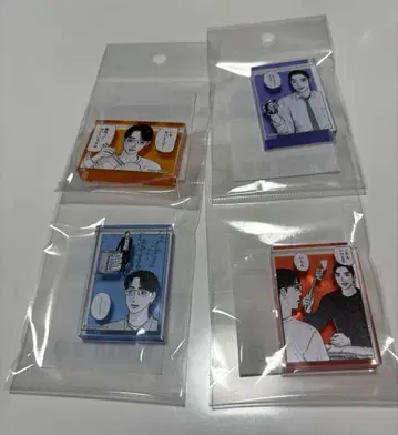 패밀리 레스토랑 가자. 아크릴 블록 전 4종류