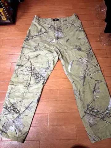 XLARGE 카모 패턴 트리 카모 워크 팬츠 32인치