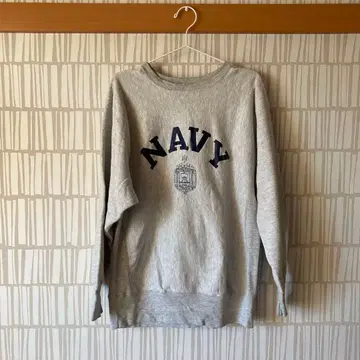 Champion Navy 로고 리버스 위브 USA제 트리코 태그 이후