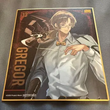 림버스 컴퍼니 림버스전 입장 특전 미니 색지 그레골 l56